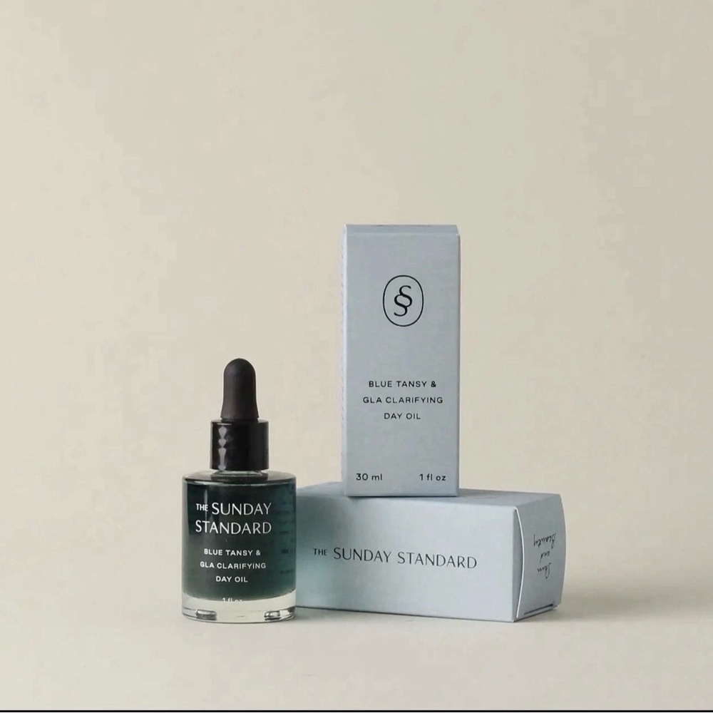 The Sunday Standard Blue Tansy & GLA‎ Clarifying Day Oil BNIB